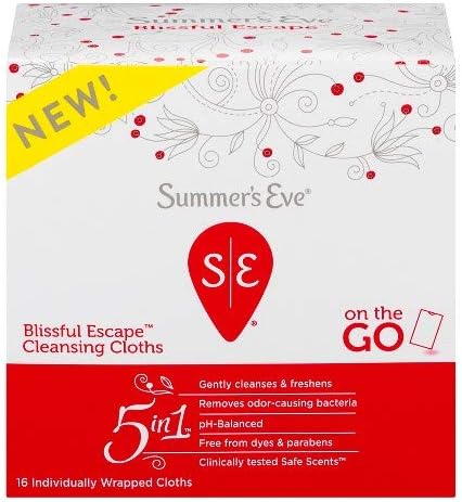 Summer's Eve Blissful Escape Cleansing Cloth, 16 Count (Pack of 1)