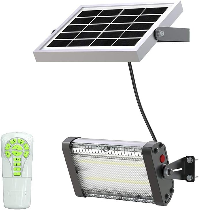Solar LED Barn Light, 4, 000mah Liion Battery for Outdoor/Indoor Flood