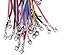 Amy's Craft Box 60 Mixed Color Smooth Faux Suede Necklaces With Lobster Clasps Extended Chain 18-Inches