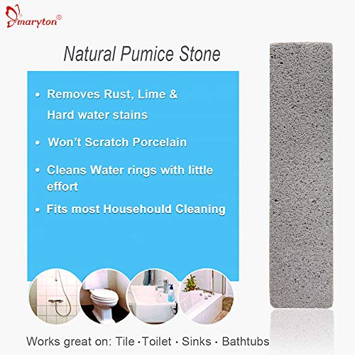 Maryton Pumice Stone for Cleaning Toilet Bowl, Pumice Sticks for