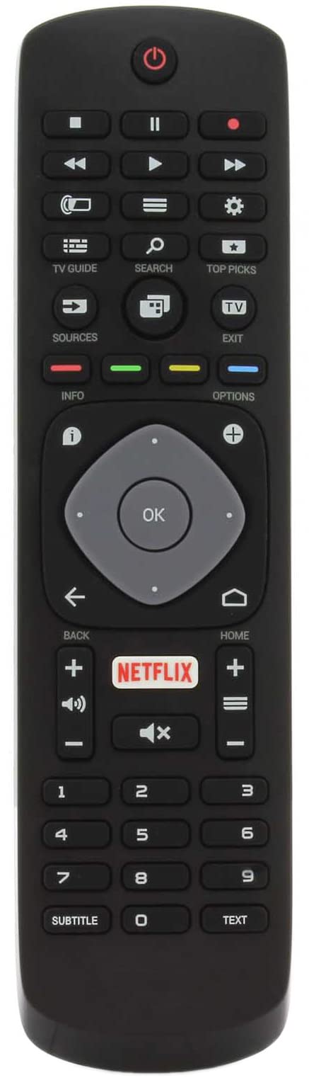 Universal Remote Control for Philips 6000 Series UHD 4K LED Smart TV'S