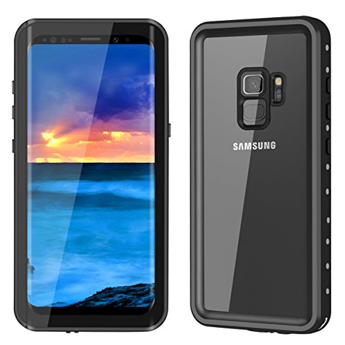 YMCCOOL Samsung Galaxy S9 Waterproof Case Full Sealed Protective Case Cover Support Wireless Charging Dirtproof/Snowproof/Shockproof/Waterproof Case for Samsung Galaxy S9 5.8 Inches