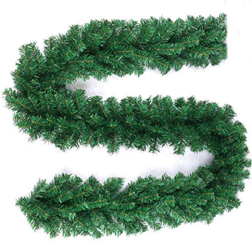 9 Feet Christmas Garland Artificial Pine for Wedding Party Doorway Wall Stairs Decorations and DIY Wreath