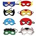 RioRand Cartoon Dress Up Costumes Double-sided capes 4pcs Capes 8 pcs Masks 6pcs Wristbands for Kids