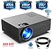 WiFi Projector(2019Newest)GIMISONIC Mini Video Projector 1080P Supported 4000Lux 200″Display LED Portable Projector, Compatible with TV Box, PS4, HDMI, VGA, Movie Projector Ideal for Indoor & Outdoorthumb 1