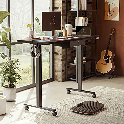 FEZIBO 55 x 24 Inches Standing Desk with Drawer, Adjustable Height