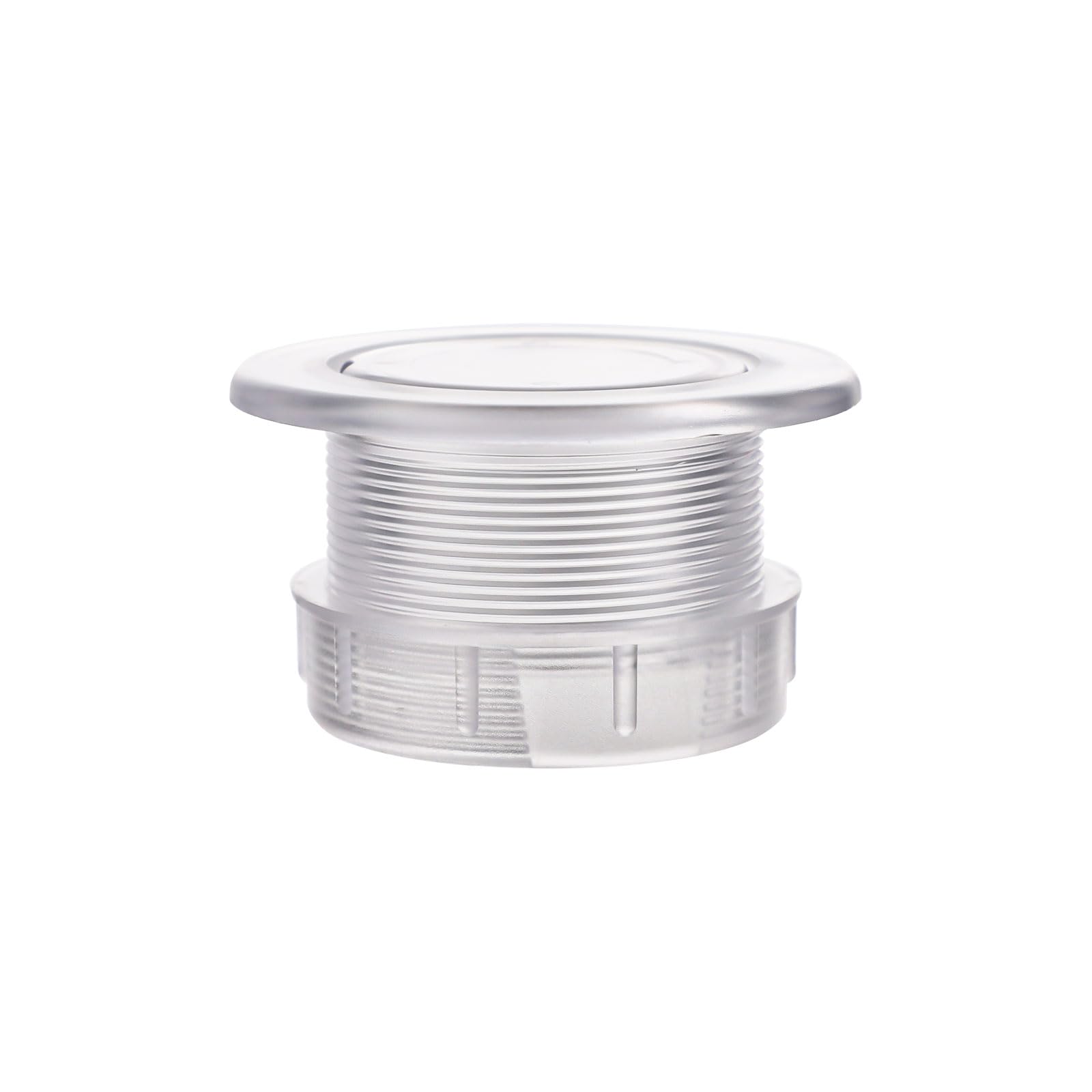 PEUTIER Parasol Hole Ring Plug and Cap Set, ABS Plastic Thickened Patio Table Umbrella Insert for Outdoor Garden Yard Deck (Transparent)