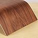 Samdi Monitor Stand Desktop Computer Heighen Universal Wooden Stand Dock Holder Display Bracket for iMac PC Notebook Laptop (Walnut Color)