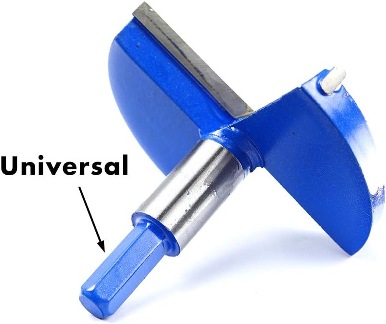 3-15/16 Inch 100mm Forstner Drill Bit Woodworking Hole Saw Wood Cutter,Professional Alloy Steel Wood Drilling Woodworking Hole Boring Bit Power Rotary Cutting Tool (Blue) - Image 5
