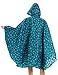 Buauty Womens Hooded Zip Up Waterproof Raincoats Lightweight Poncho with Pockets Outdoors