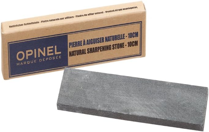 Opinel 001541/1 10 cm Sharpening Stone, Grey