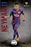 Premiership Soccer Neymar Action Poster