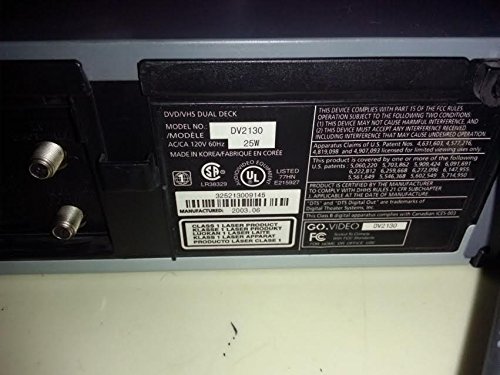GoVideo-Progressive-Scan-DVDVCR-Dual-Deck-DV-2130