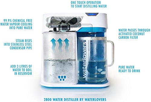 WaterLovers Counter-top Water Distiller with Smart Technology