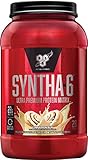 BSN SYNTHA-6 Whey Protein Powder, Micellar Casein, Milk Protein Isolate Meal Replacement Powder, Cinnamon Bun, 28 Servings (Packaging May Vary)