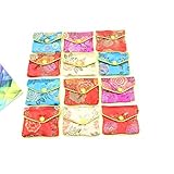 Pack Of 12 Jewellery Jewelry Silk Purse Pouch Gift Bag Bags HOT,Random Color