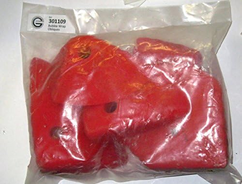 eGrip 301109 Bubble Wrap Obliques Red (No Hardware)