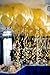 Pack of 100 Gold Birthday or Bachelorette Party Balloons with Ribbons Metallic Golden Decorations for Baby Shower or Wedding Arch Latex Supplies