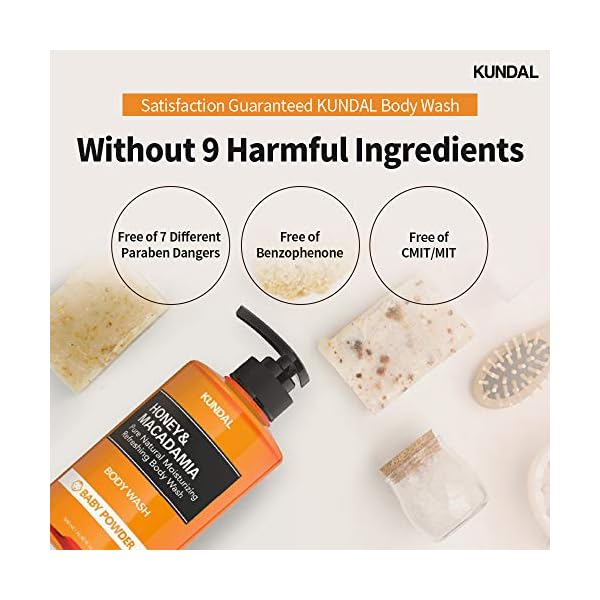 [KUNDAL] Pure Body Wash 500ml (Amber Vanilla)