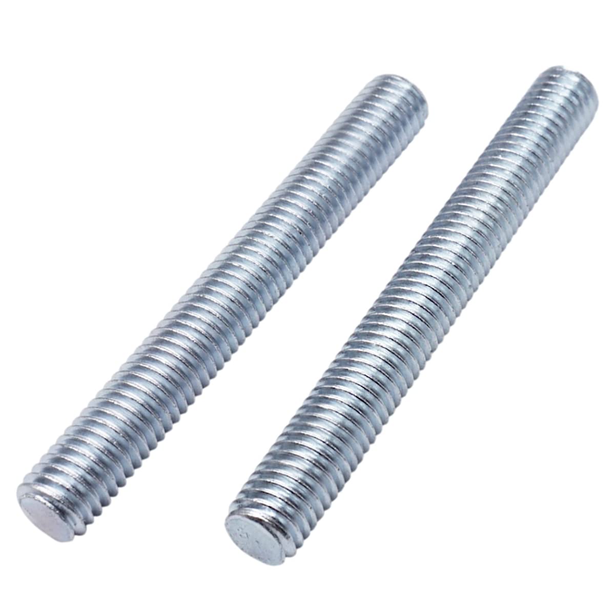 (Pack of 10 pcs) Zinc Plated Fully Threaded M8 x 90 mm Rods, Metric Studding Rod Bar, Stud DIN 796-1 Standard, Screwed Rod (10, M8 x 90 mm)