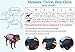 VIVAGLORY Sports Style Dog Life Vest, Dog Life Jacket for Swimming & Boating, Ripstop & Buoyancy for Puppy Doggy, Lifejacket with Handle, M, Pink