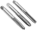 Kodiak Cutting Tools KCT202717 USA Made 1/4-20 Hand Threading Tap Set, Includes Taper, Plug and Bottom Taps, Ground Threads, High Speed Steel, H3 Limit, 4 Flute, 1/4