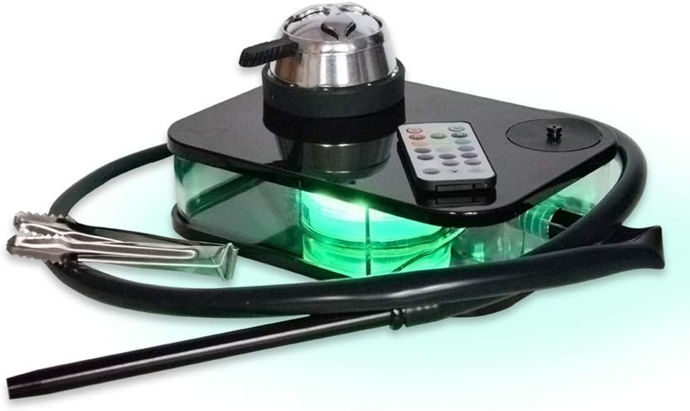 Arab Shisha Set 22X15.5X5.4Cm Small Place Full Set of Acrylic Single Pipe Hookah Water Pipe