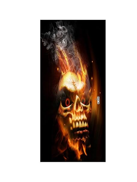 Etiqueta de la Puerta de Halloween 3D Peel Stick Ship Ancla Puerta ...