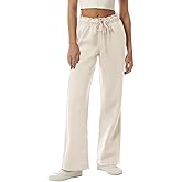 Design by Olivia Women's Sweatpants Baggy Wide Fleece Lined Straight Leg Pants Athletic Jogger