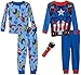 Avengers Big Boys' All Heroes Four-Piece Pajama Set