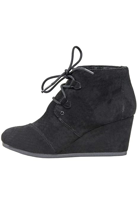 yuu womens tasha dress wedge heel zip boots