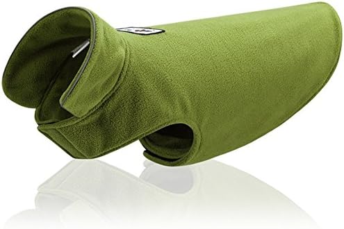 Ladyker Thick Fleece Cold-Proof Wind-Proof Solid Dog Vest Coat Autumn Winter Warm Clothes Apparel for Small Puppy Middle Large Dogs Reversible Jackets XS-XXXL(Green M)