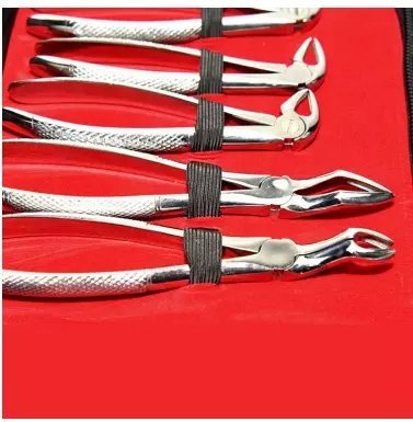 APHRODITE Extraction Forceps Set 10 Piece Dentistry Surgery Tool Kit For Adult - Thumbnail 4