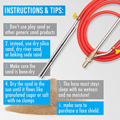 Sand Blaster For Pressure Washer Wet Sandblasting Kit For Pressure