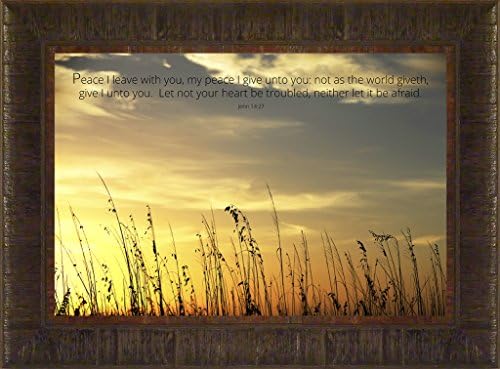 Giving Peace By Todd Thunstedt 17.5x23.5 John 14:27 Sunrise Sunset Ship Fort Myers Beach Key West Beachfront Cloudy Clouds Coconut Tree Grass Sawgrass Rock Ledge Pirate Galleon Mast Regatta Religious Israel Lutheran Catholic Evangelical Mormon Church Jew Jewish Synagogue Baptist Bible Verse Quote Saying Jesus Disciples Matthew Mark Luke Timothy Isaiah Testament Old New Easter Framed Art Print Wall Décor Picture