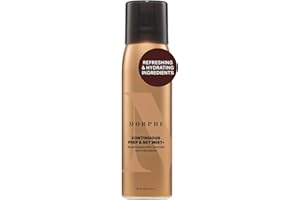 Morphe Continuous Prep & Set Setting Spray - Hydrating Setting Spray for Makeup & Skin Prep - Enriched with Ceramides and Antioxidants for a Radiant Finish (2.8 oz)
