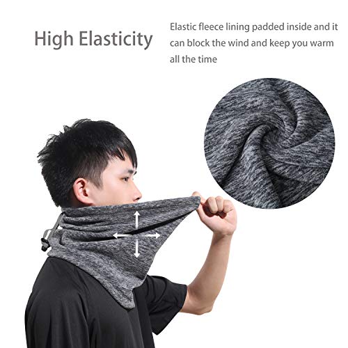 LONGLONG Neck Warmer Gaiter- Winter Thicken Soft Elastic Fleece Skiing Face Scarf Mask - Thumbnail 3