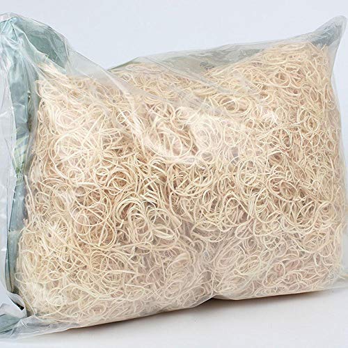 AUOKER Reptile Bedding, Prime Poplar Reptile Substrate Fiber, Reptile Amphibian Habitat Decor, Mulch Reptile Terrarium Bedding for Snakes Lizards Hamster Rabbit Tortoises - 380g