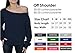 Awkward Styles Off Shoulder Sweatshirt for Women - Sexy and Slouchy Long Sleeve Tops - Casual Oversized Sweater