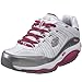 Skechers Women's Shape Ups Kinetix Response Fashion Sneaker,White/Silver/Pink,9.5 M US