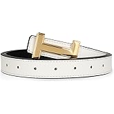 Relang Women's Belts with Gold Buckle, Fashion Waist Band, Elegant Ladies' Belt, Gift for Women