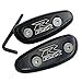 XKH- Motorcycle Mirror Block Off Base Plates Compatible with Suzuki Gsxr 600 750 1000 Gsx-R 2001-2004 Black [B00Y44KC9M]