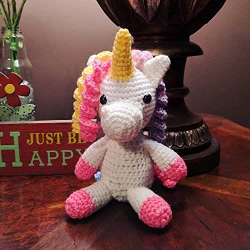 crochet unicorn doll