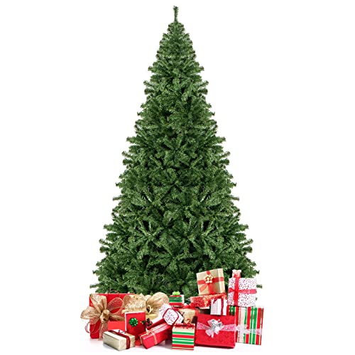 Goplus 9ft Artificial Christmas Tree, Premium Hinged Spruce Full Tree