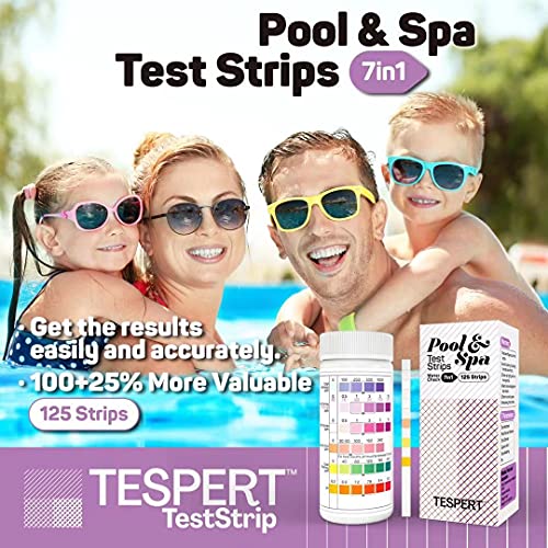 Pool and Spa Test Strips Hot Tub Test Strips TESPERT 7in1 125