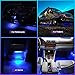 PryEU Blue (465-475nm) LED Strip Lights 12V Waterproof for Auto Car Truck Boat Motorcycle Interior Lighting 12'' 30CM 3528 SMD UL Listed Pack of 4