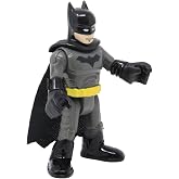 Imaginext Replacement Part Super Hero Flight City Playset - DHT62 ~ Replacement Batman Figure ~ Gray Suit ~ Yellow Belt ~ Works with Other Playsets As Well!