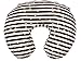 Maternity Breastfeeding Pillow Cover by Danha-Newborn Baby Feeding Cushion Case-Cute Donut Shape Wedge Pillow-Best Infant Support-for New Moms- Gold dot & Stripe Prints Slipcover-Breathable Fabric