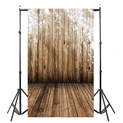 Wensltd Clearance Vinyl Wood Wall Floor Photography Studio Prop