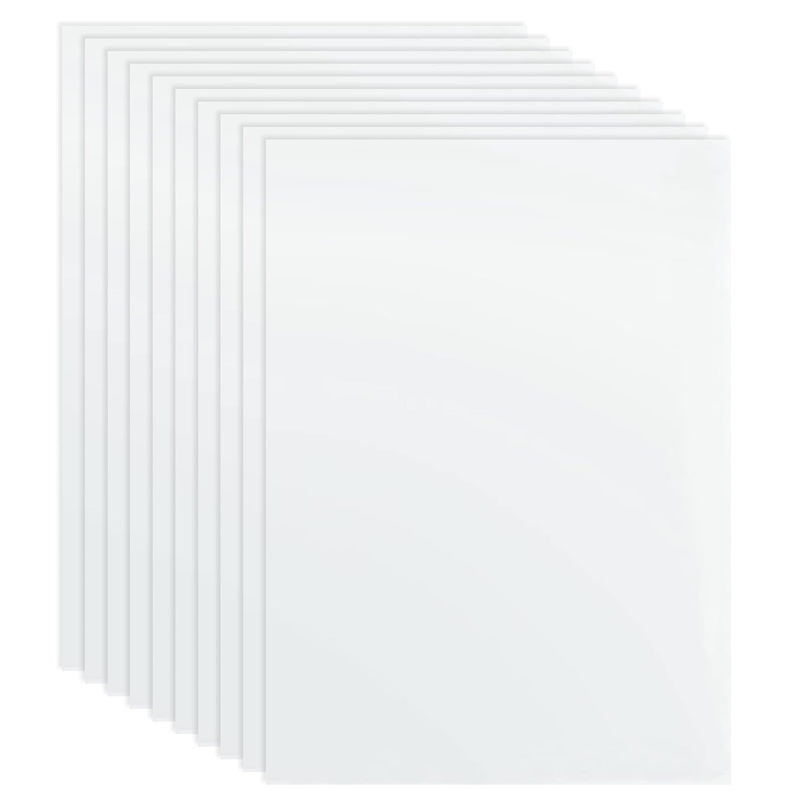 Blank Stencil Sheets 10Pcs 7.5 Mil Plastic Stencil Film Paper Material Sheets Translucent Blank Template for DIY Crafts 30.5 X 21.7cm